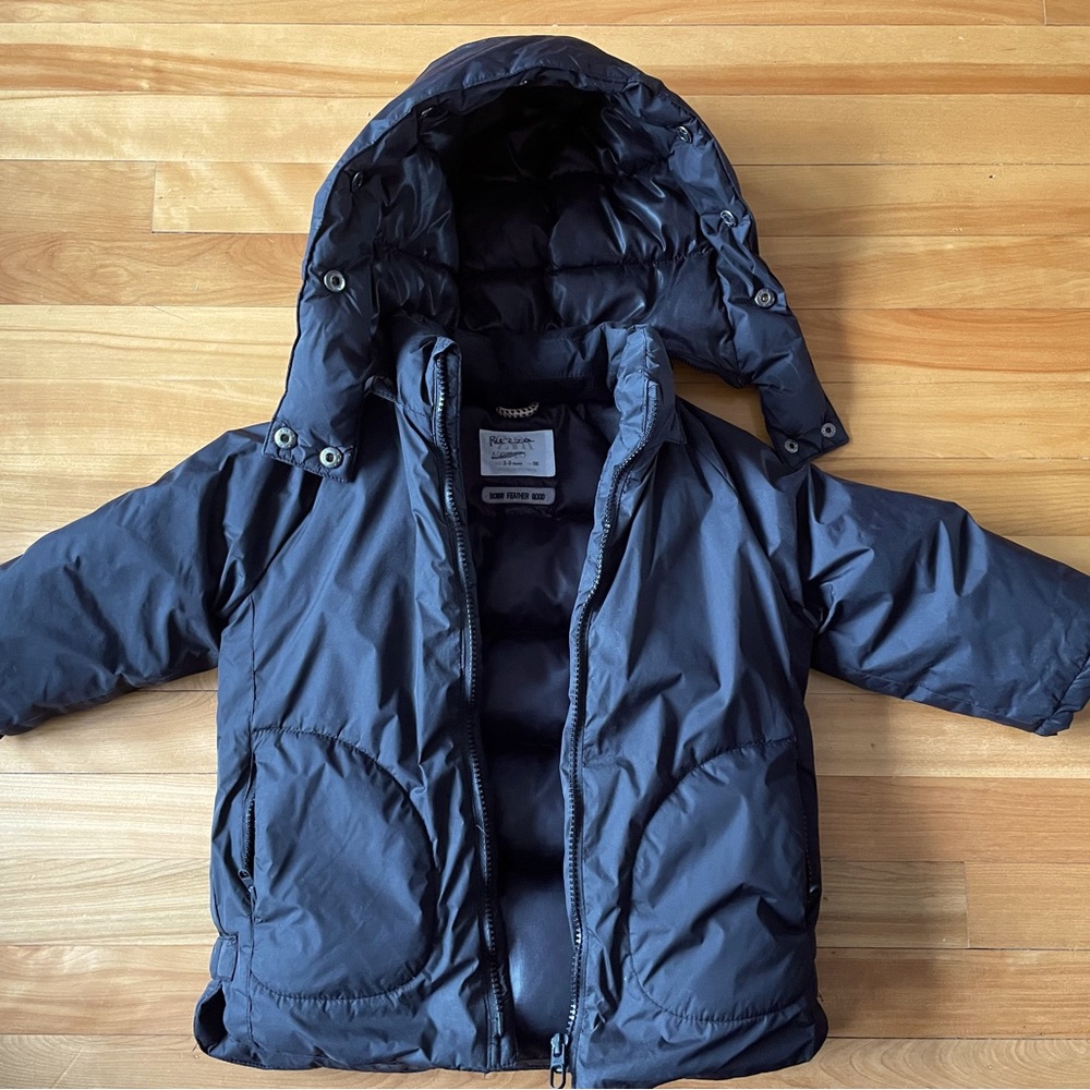 Zara down feathered toddler winter jacket.